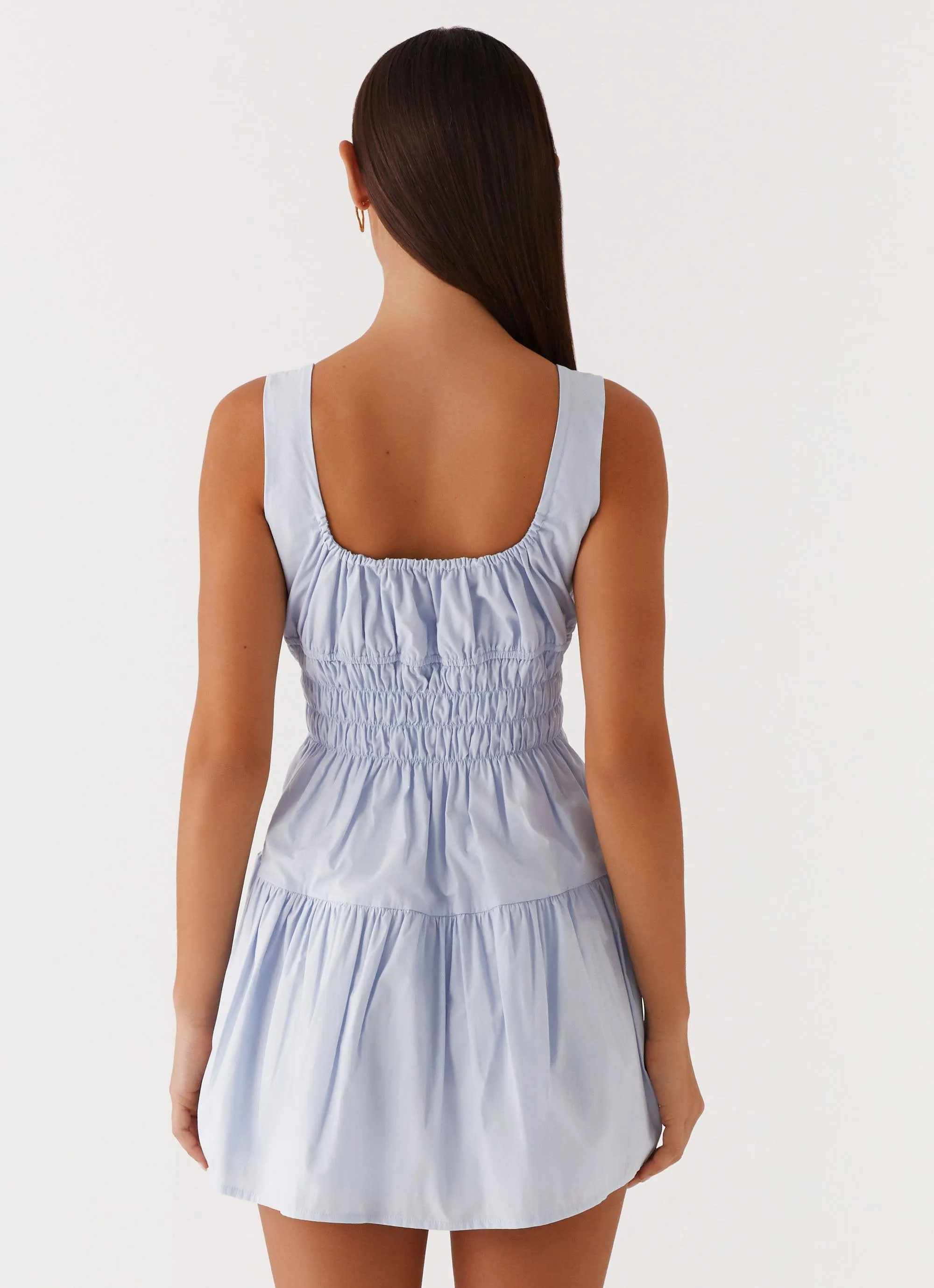 Addison Mini Dress - Blue