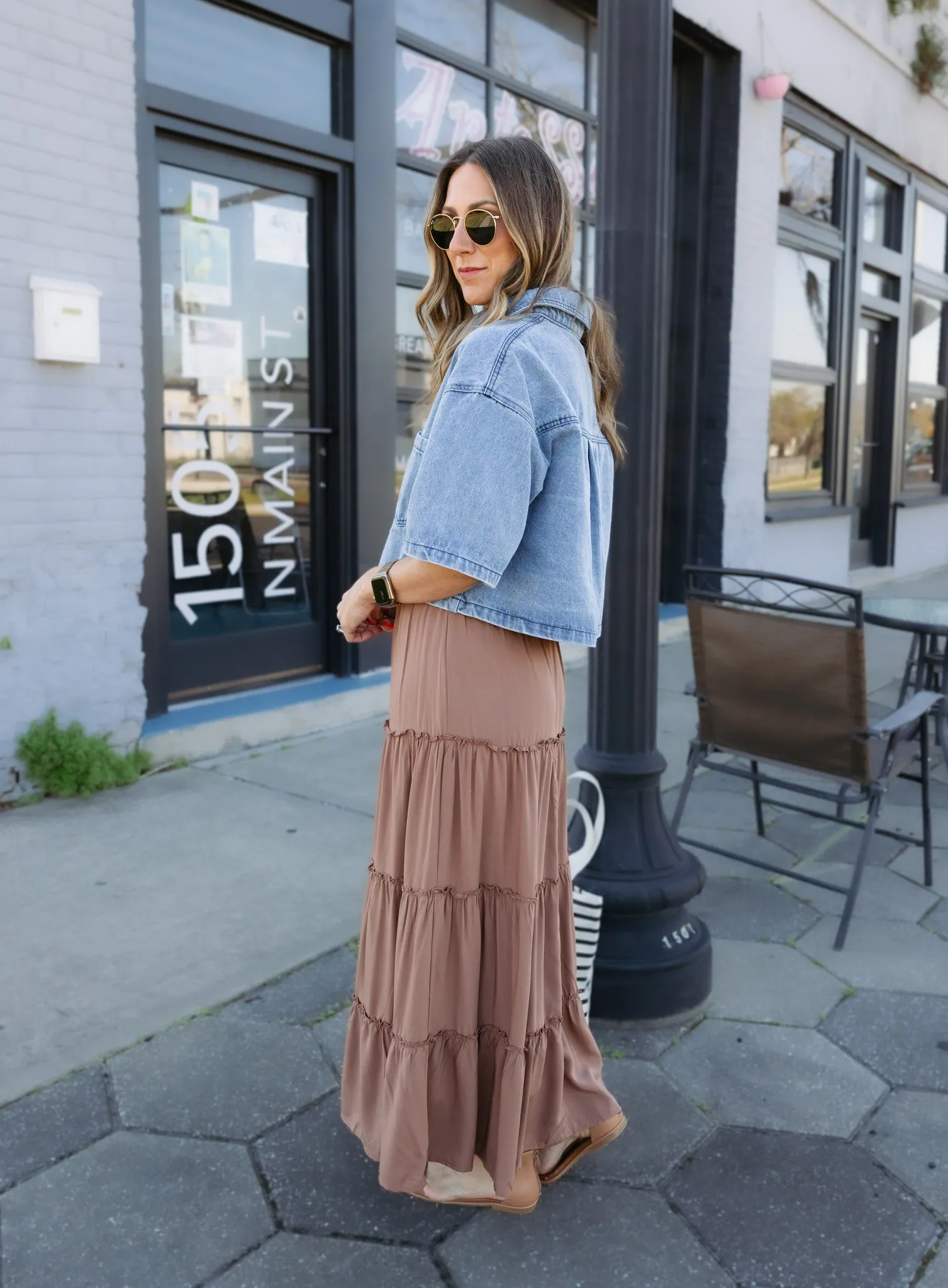 Adler Tiered Maxi Skirt