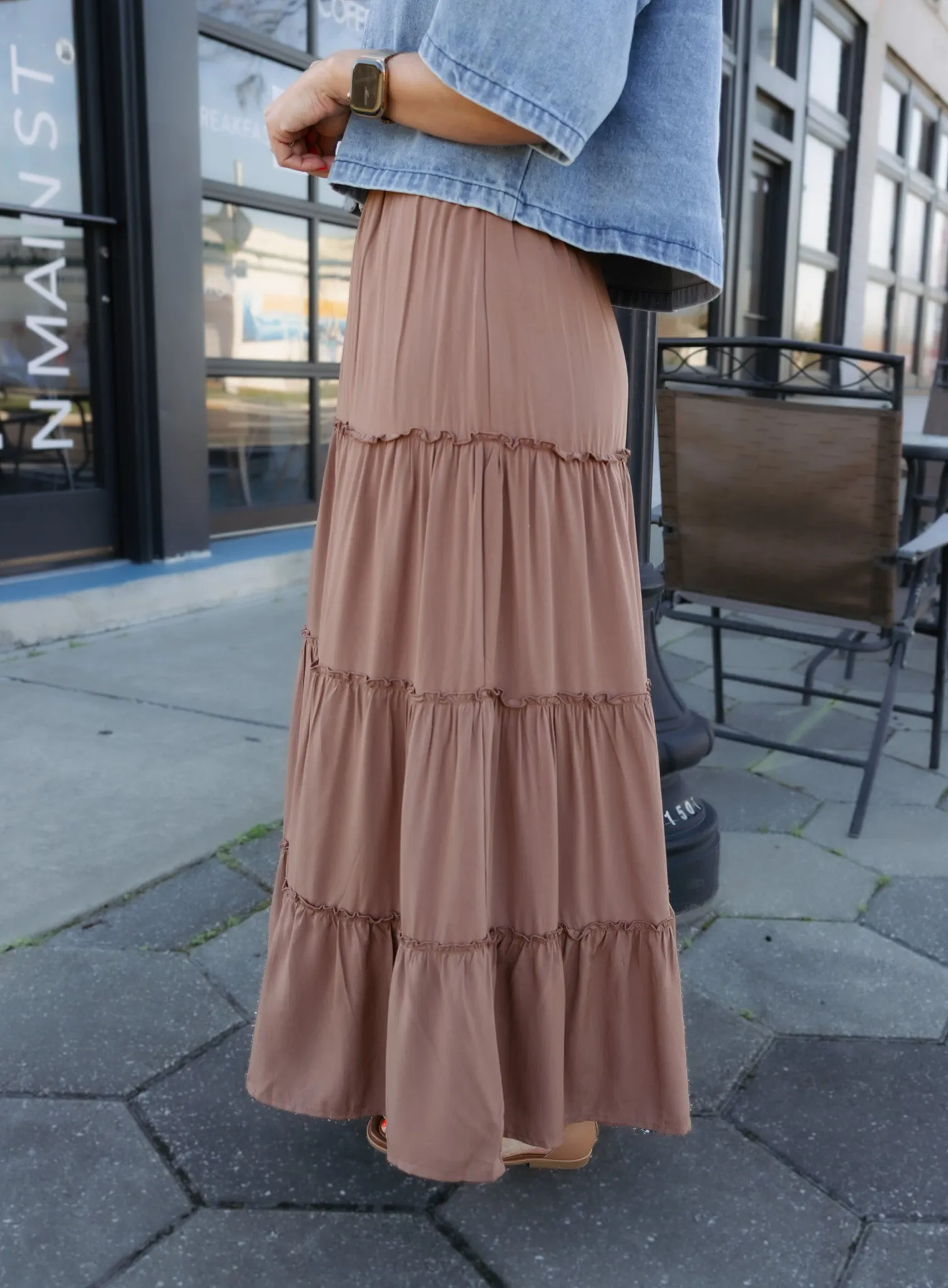 Adler Tiered Maxi Skirt