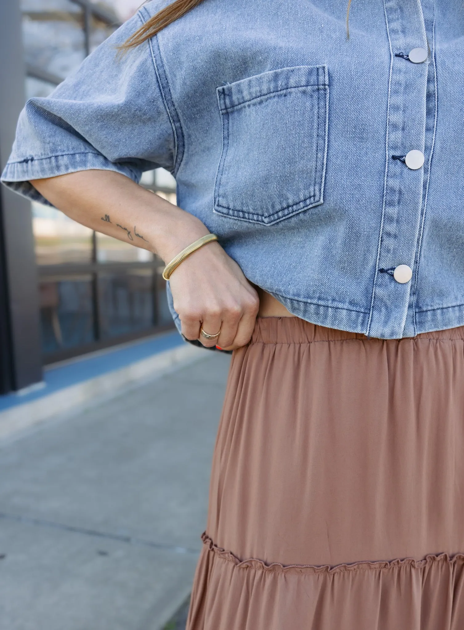 Adler Tiered Maxi Skirt