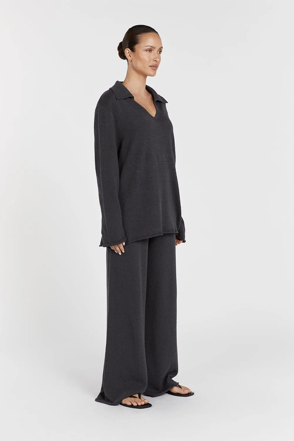 ALDER SLATE KNIT PANT