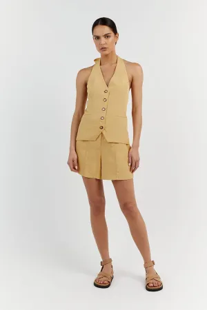 AMELIA LEMON TENCEL BLEND SHORT