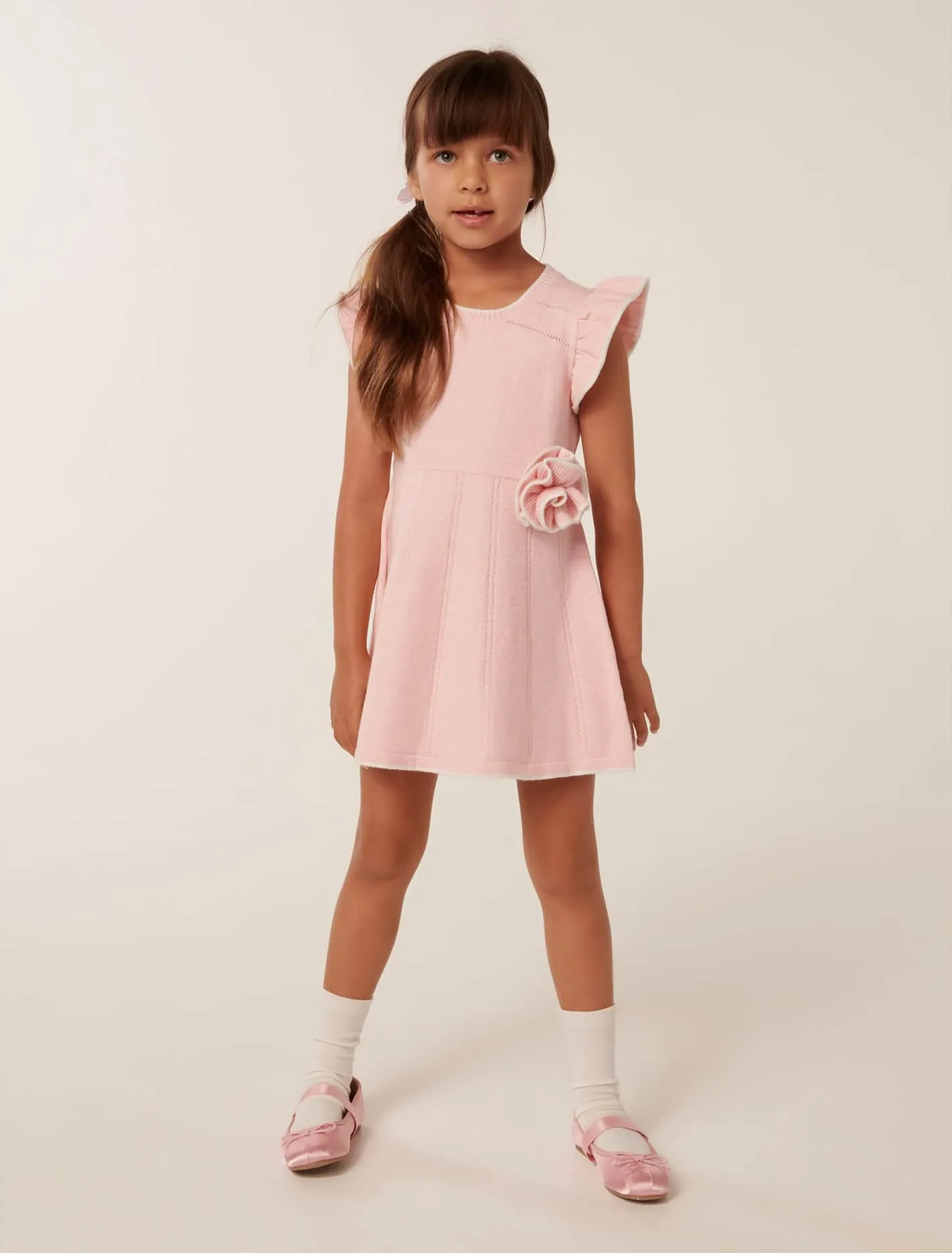 Amisha Girls Knit Dress