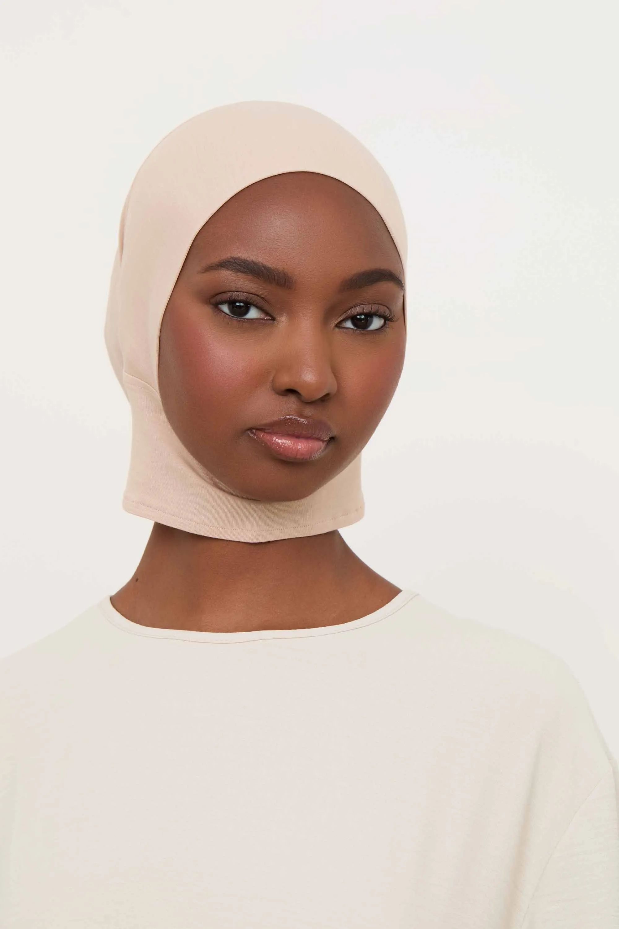 Bamboo Jersey Mini Full Coverage Undercap - Light Sand