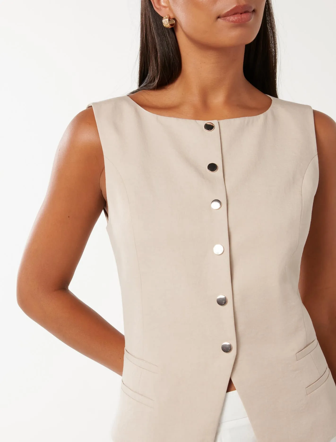 Bea Snap Front Vest