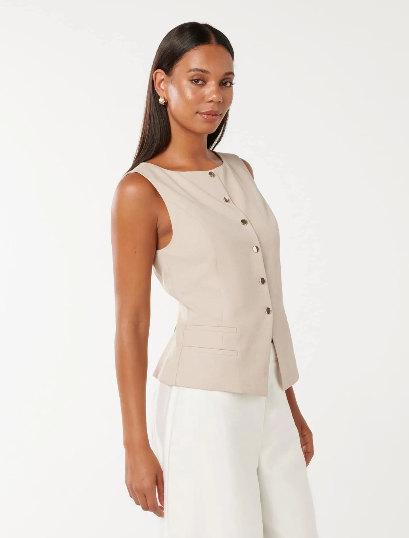 Bea Snap Front Vest