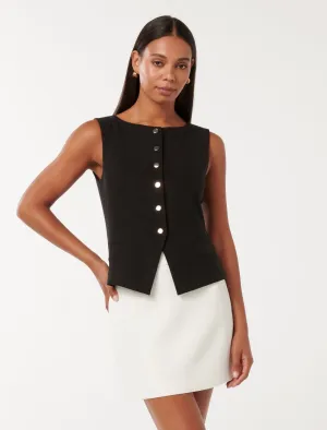 Bea Snap Front Vest