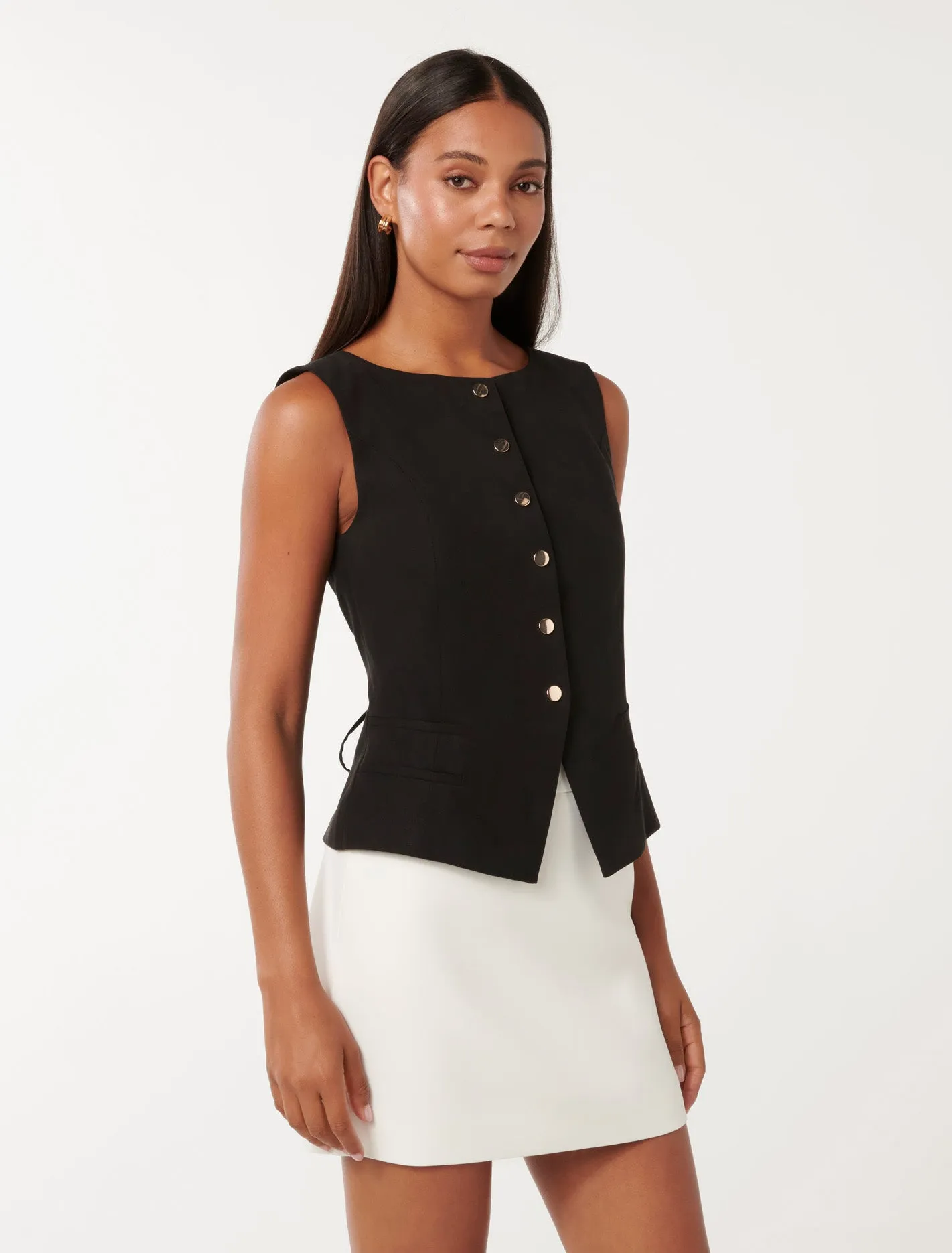 Bea Snap Front Vest