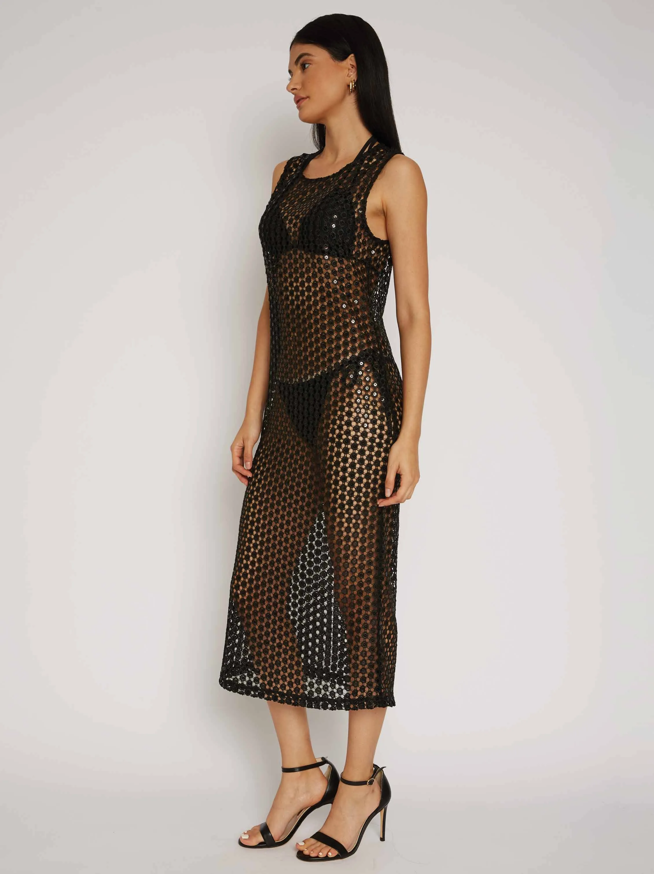 Blake Crochet Column Dress
