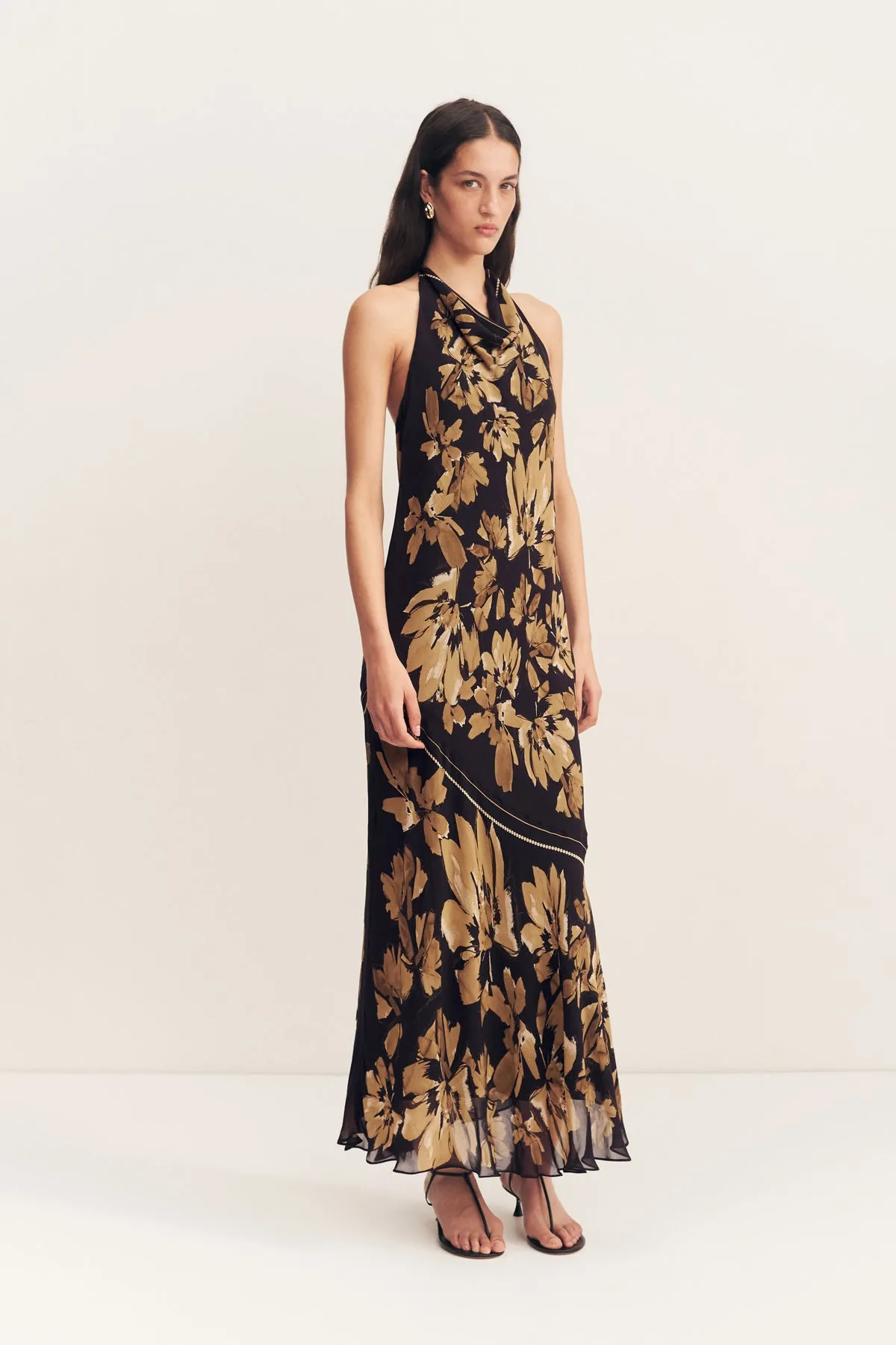 BLEEKER TIE MAXI DRESS