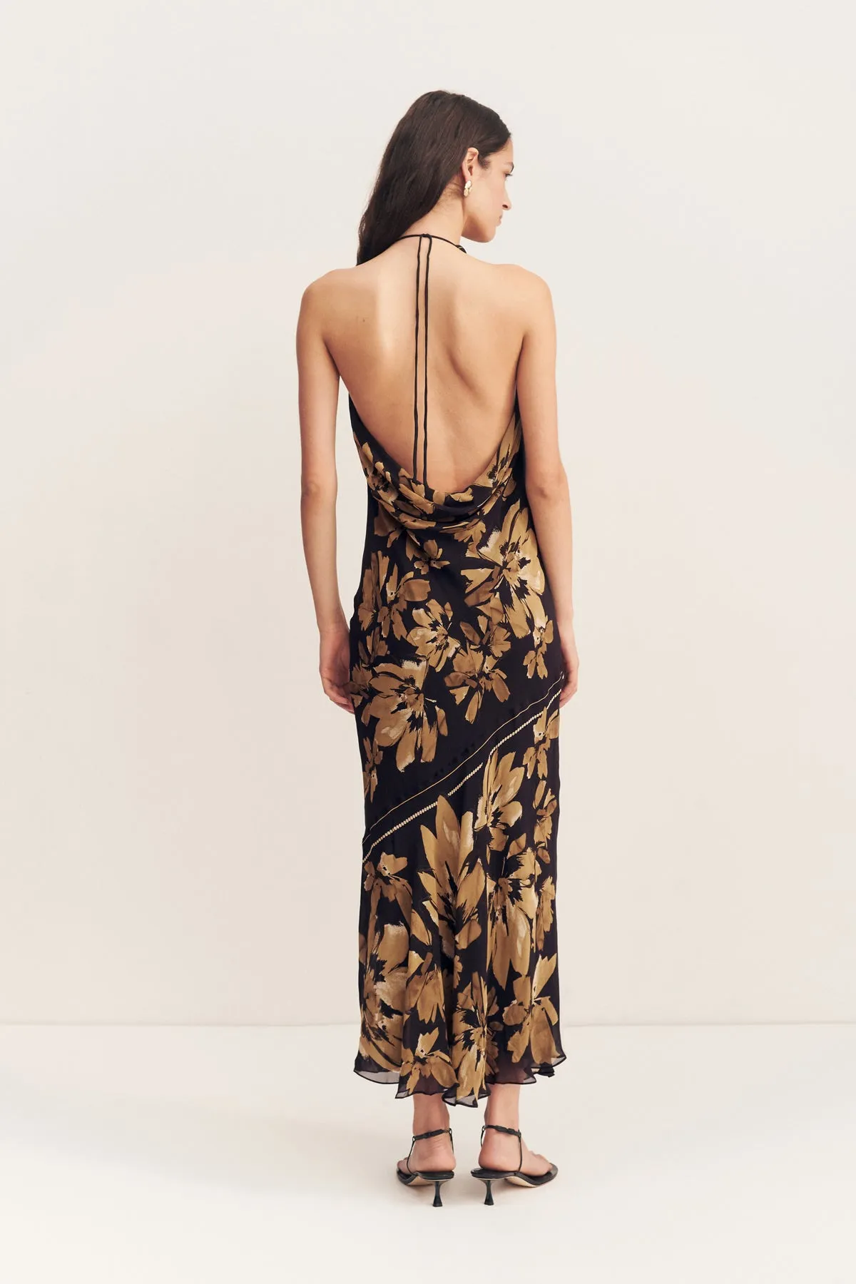 BLEEKER TIE MAXI DRESS