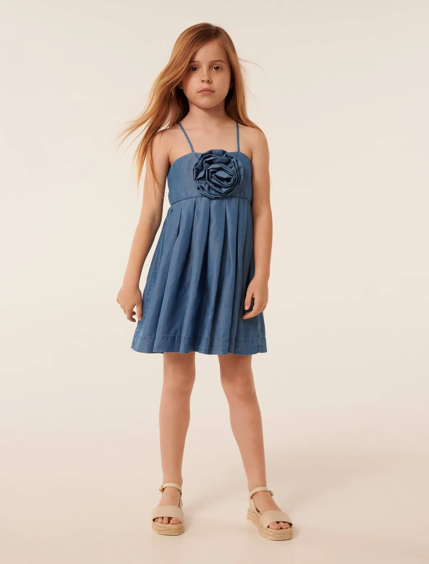 Caroline Rosette Girls Dress