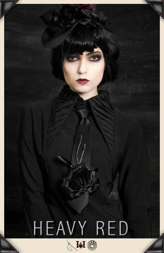 Consort Of Shadows Pleated Dress Shirt