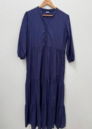 Cotton Maxi Dress 22 Sample Size Medium