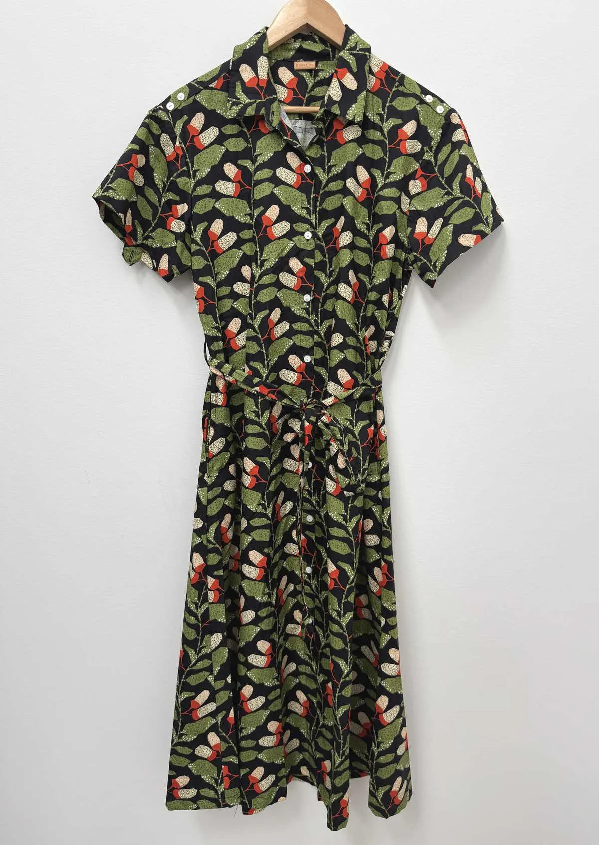 Cotton Maxi Dress 8 Sample Size Medium