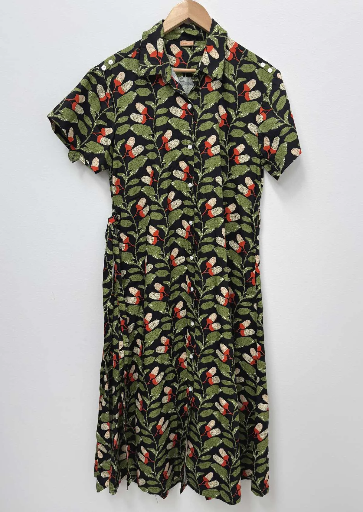 Cotton Maxi Dress 8 Sample Size Medium