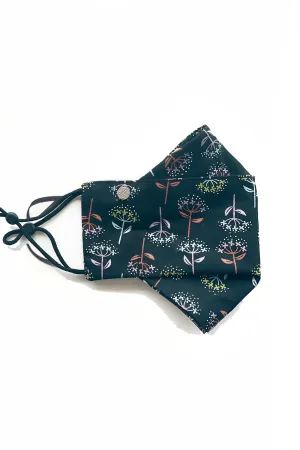 Dandelion Flowers (Box Pleated Mask with Filter Pocket)