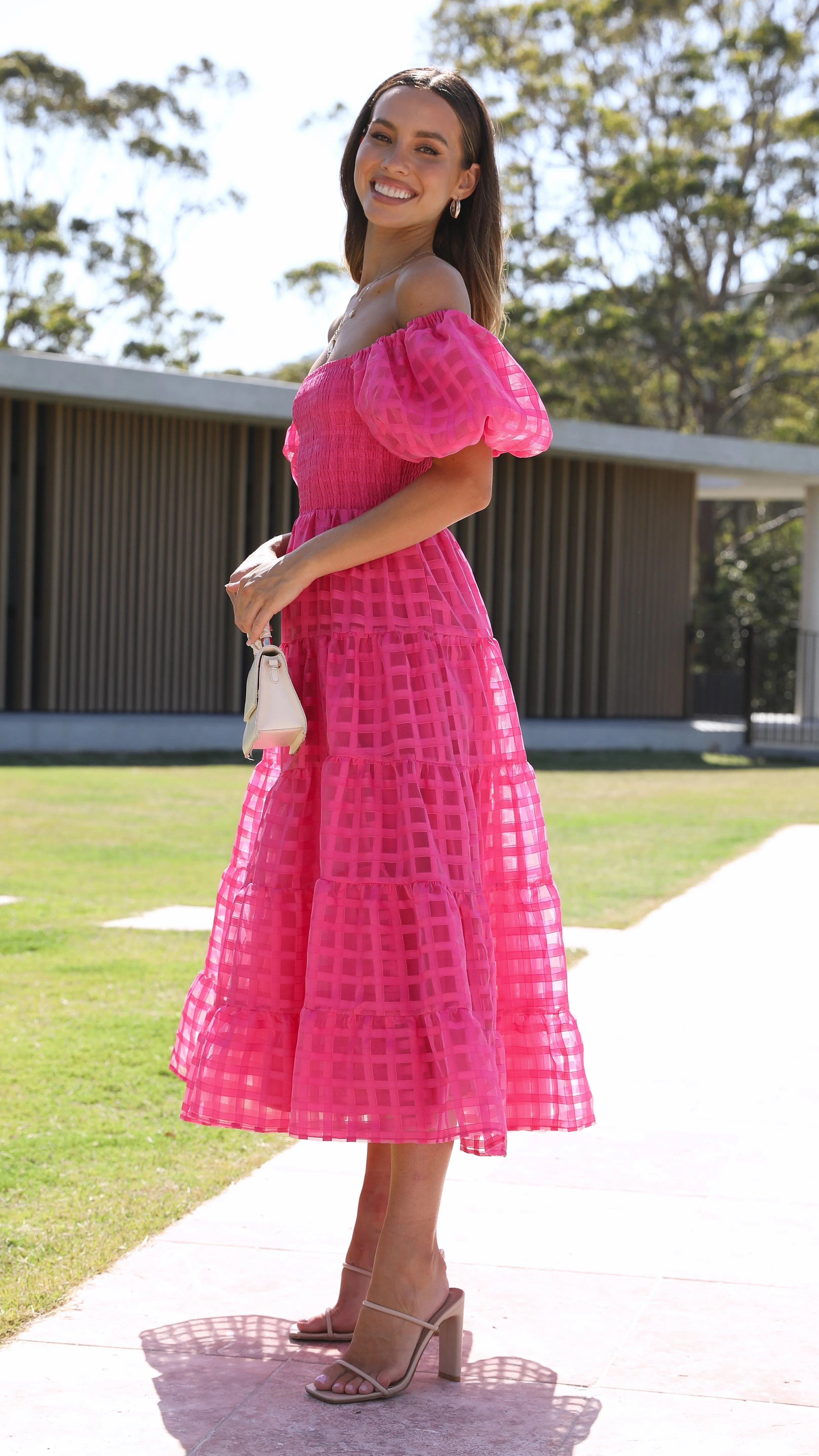 Deemi Maxi Dress - Hot Pink