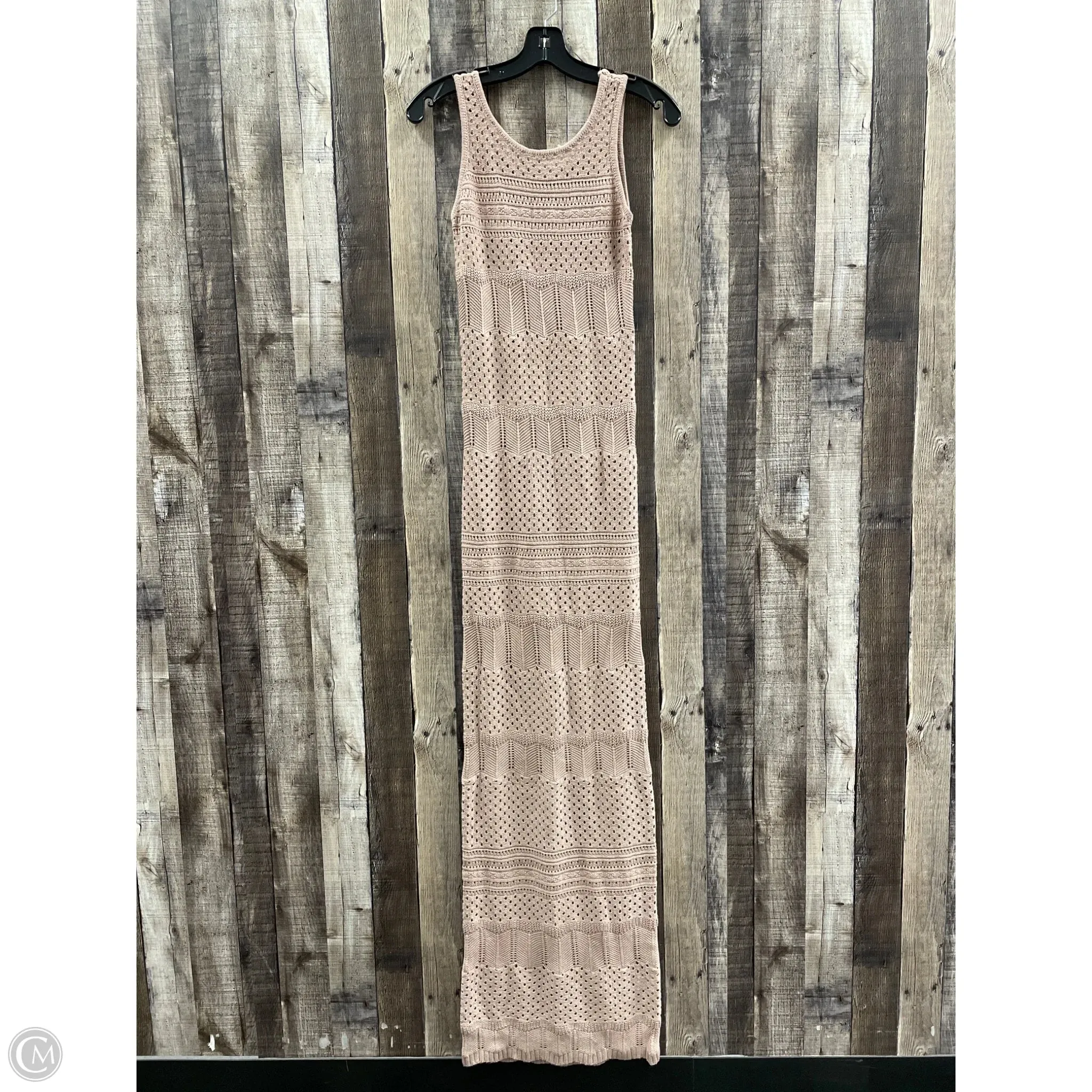 Dress Casual Maxi By Cme In Taupe, Size: M