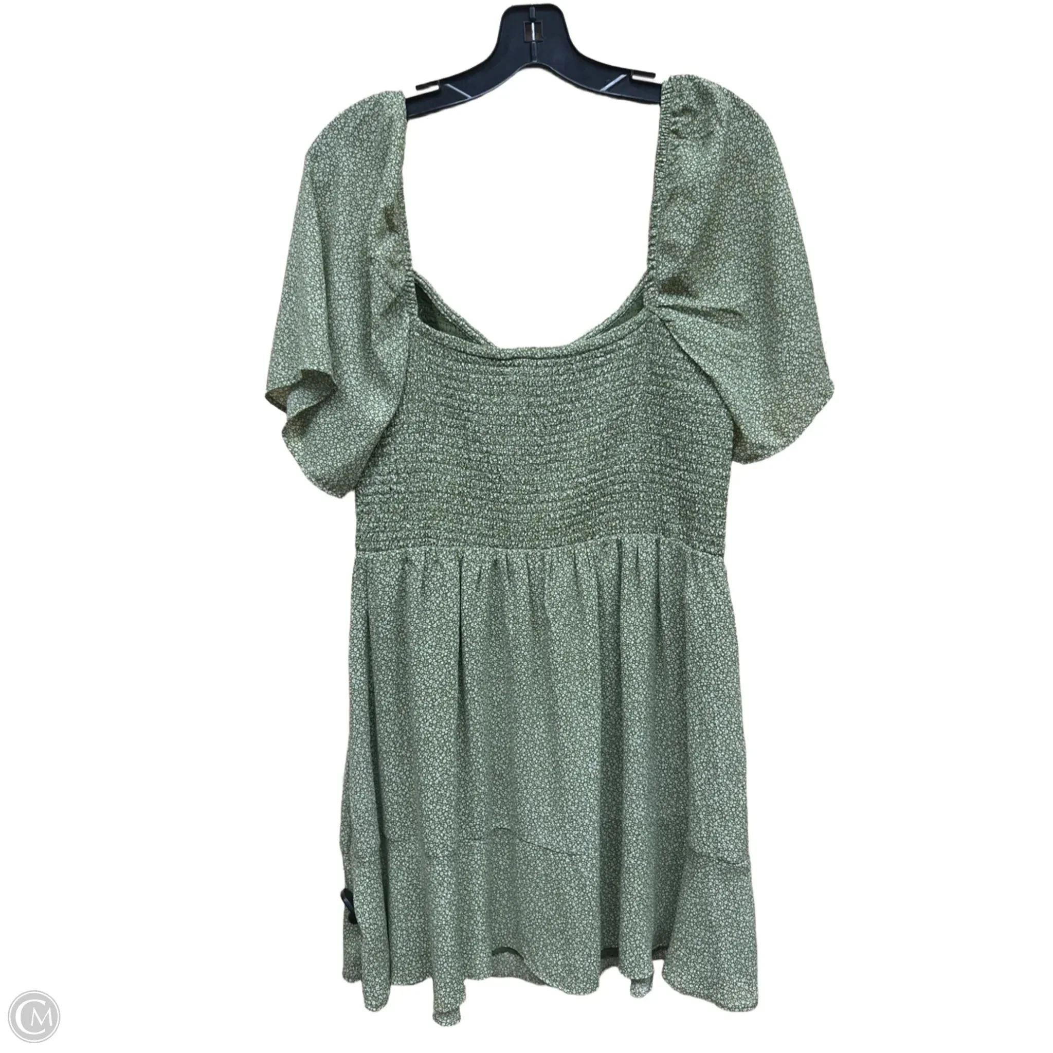 Dress Casual Short By Abercrombie And Fitch In Green, Size: Xl