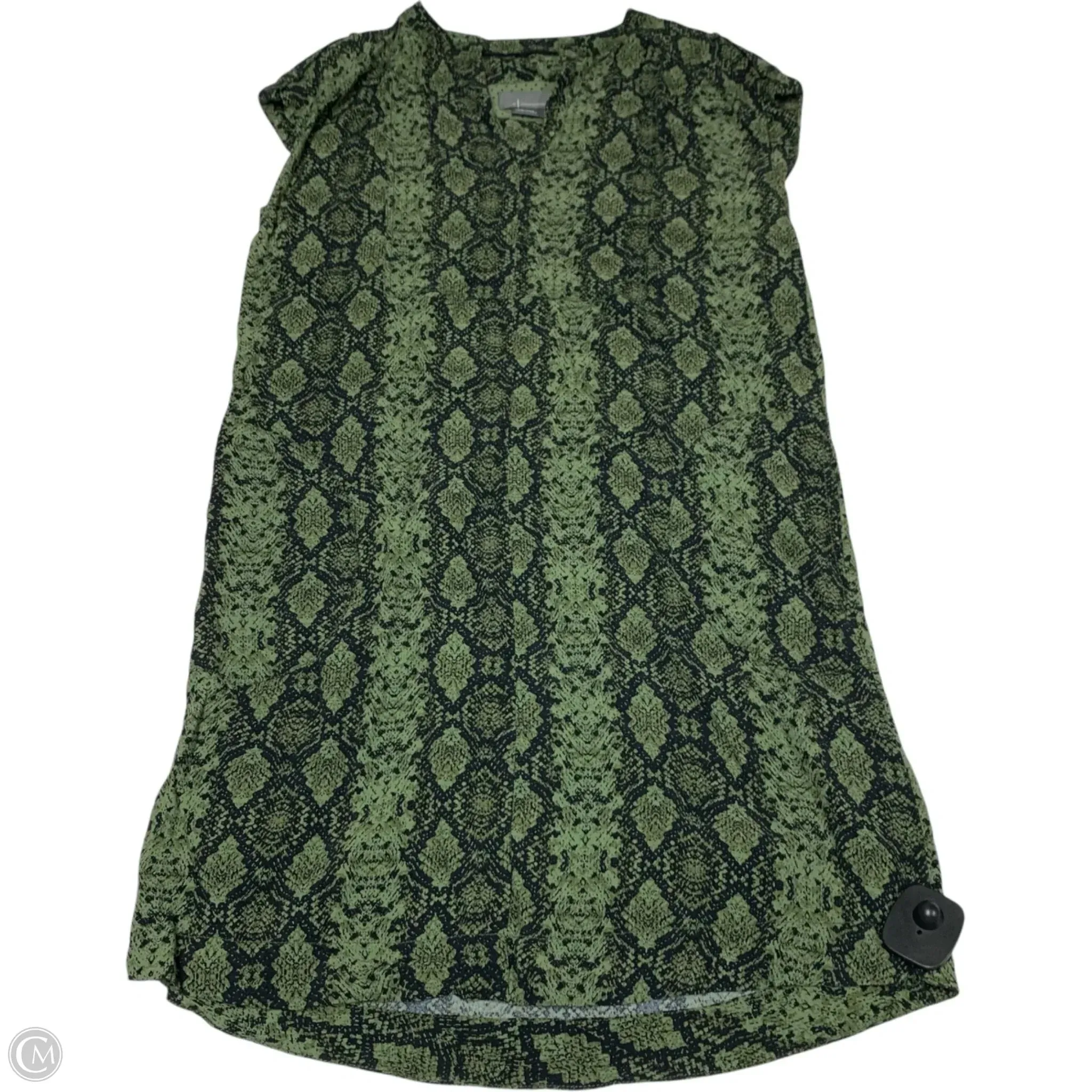 Dress Casual Short By Anthropologie In Black & Green, Size: Xs
