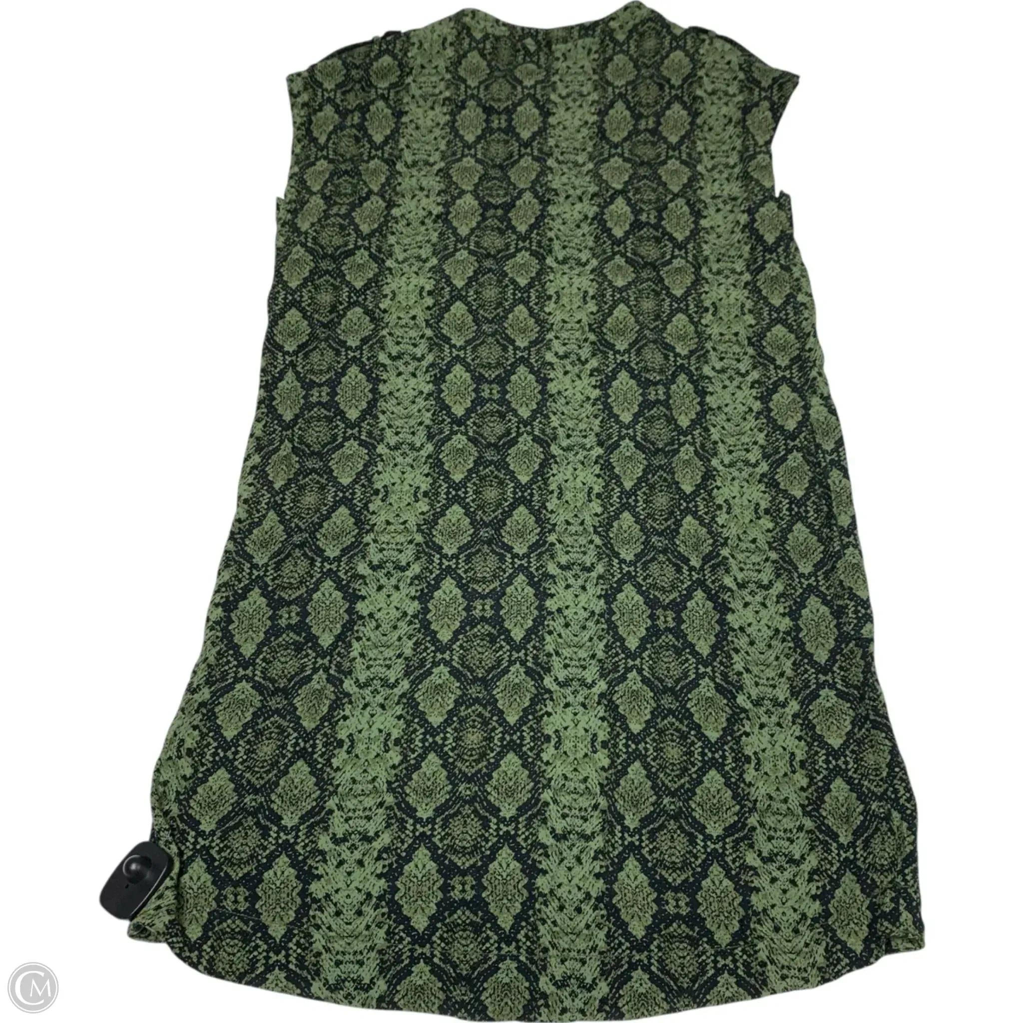Dress Casual Short By Anthropologie In Black & Green, Size: Xs