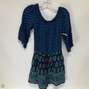 Dress Casual Short By Anthropologie In Blue, Size: S