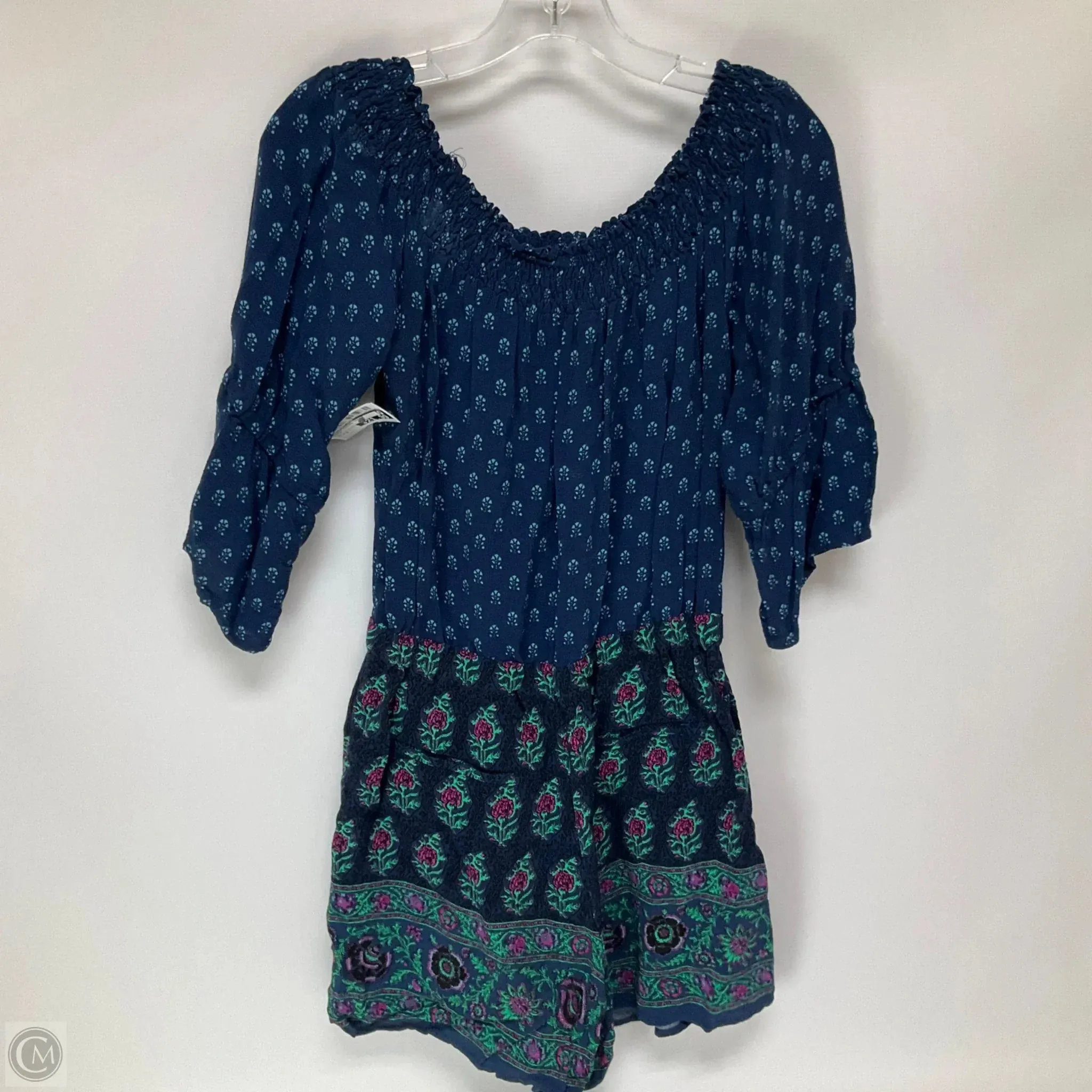 Dress Casual Short By Anthropologie In Blue, Size: S