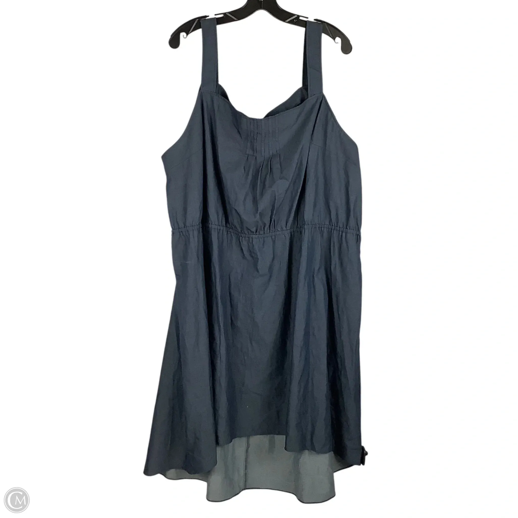 Dress Casual Short By Ava & Viv In Navy, Size: 3x
