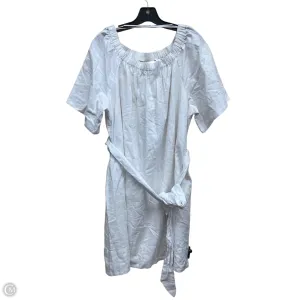 Dress Casual Short By Banana Republic In White, Size: Xl