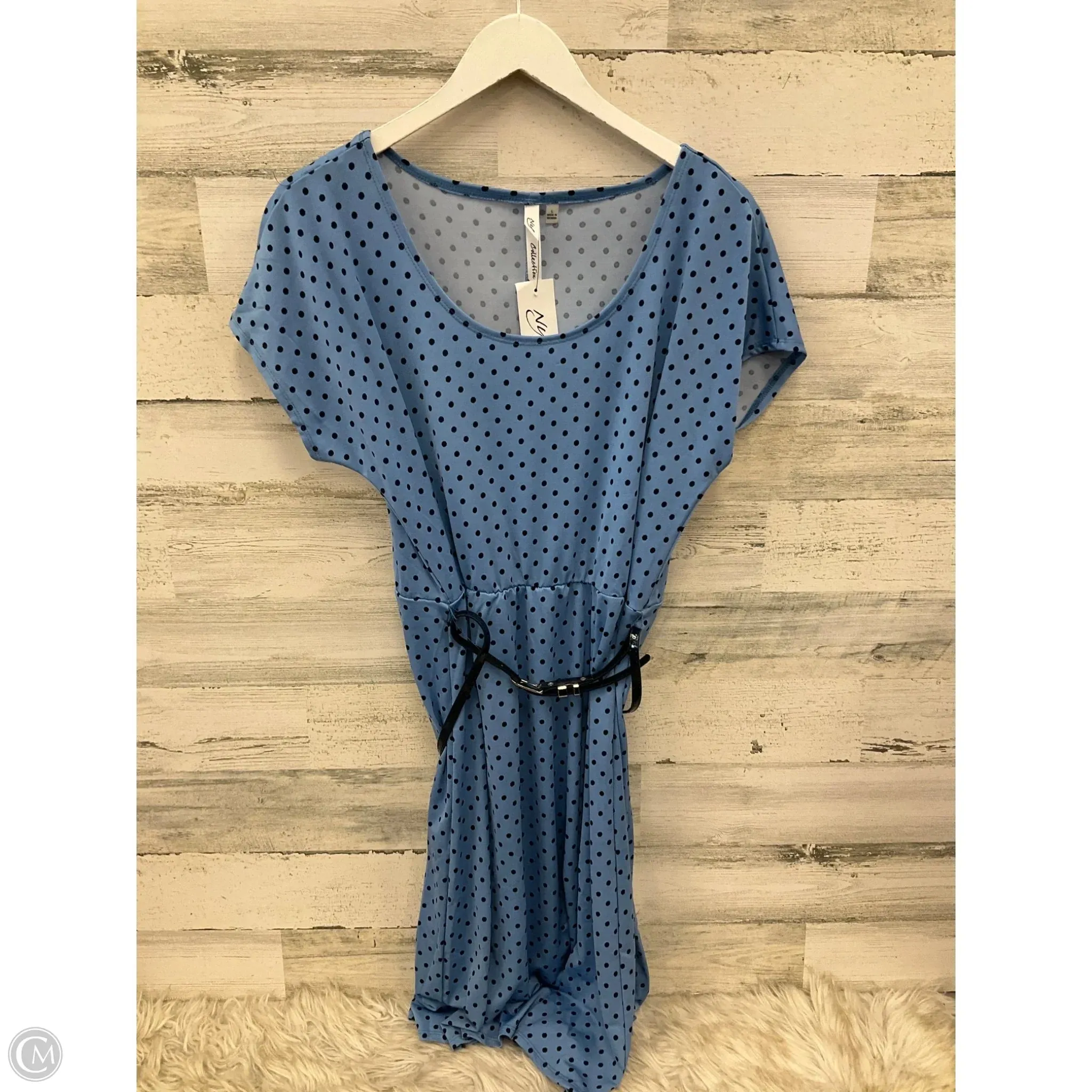 Dress Casual Short By Clothes Mentor In Blue, Size: L