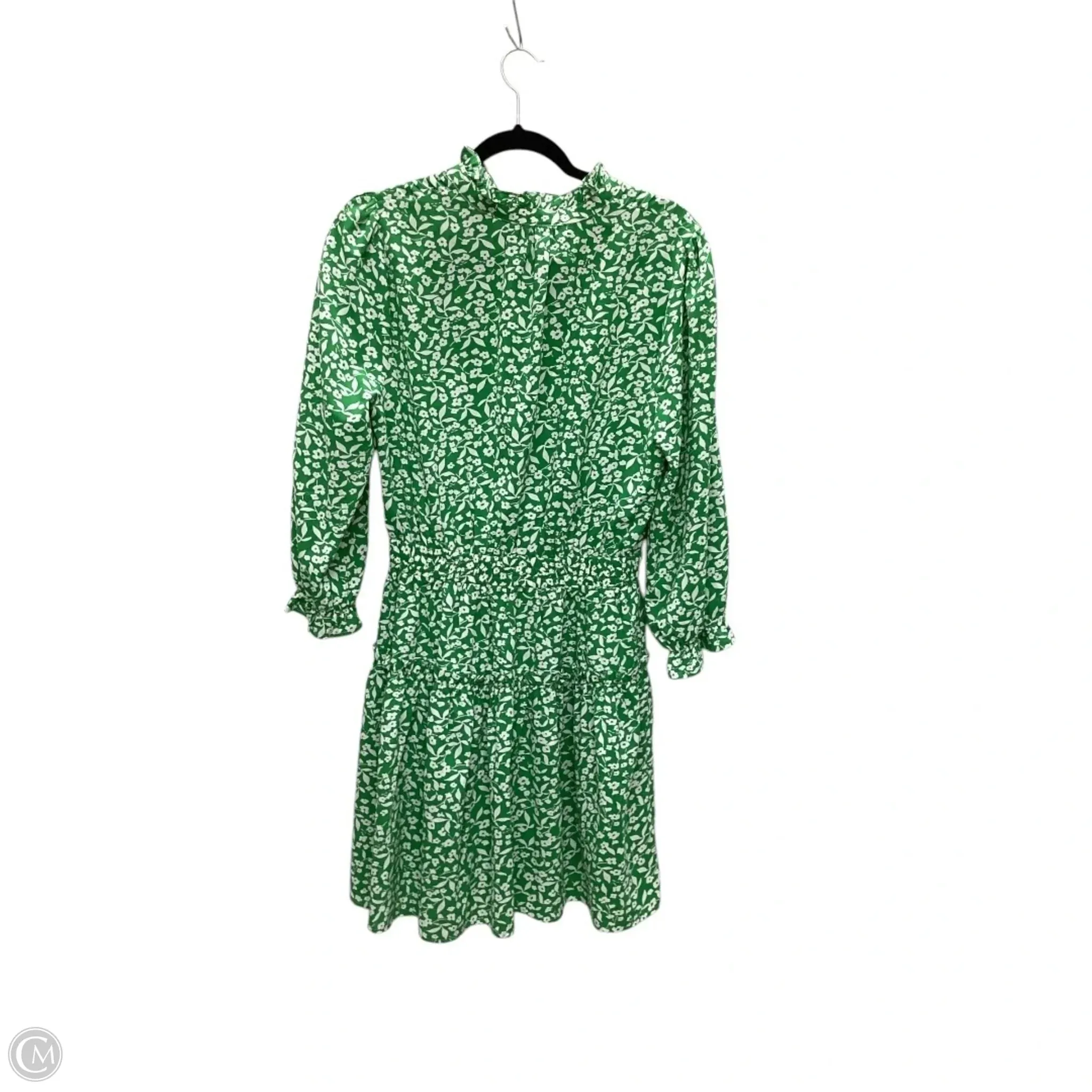 Dress Casual Short By Cmc In Green & White, Size: M