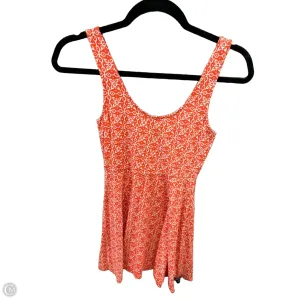 Dress Casual Short By Ecote In Orange, Size: Xs