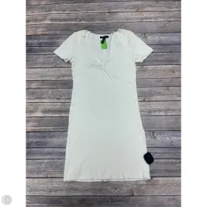 Dress Casual Short By Forever 21 In Ivory, Size: S