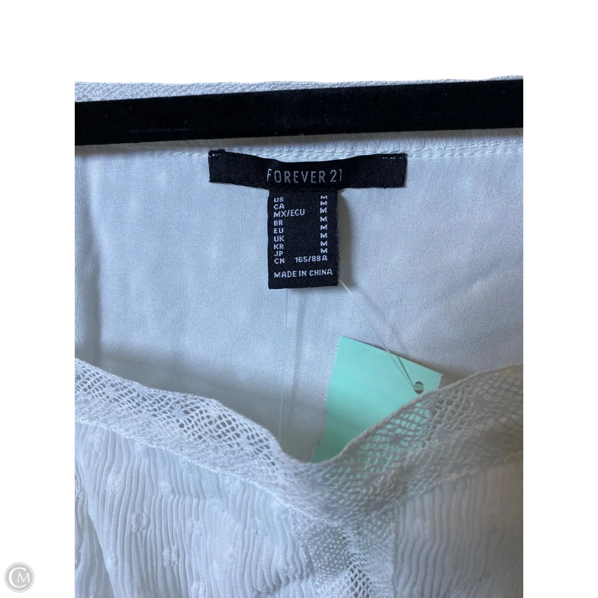 Dress Casual Short By Forever 21 In White, Size: M
