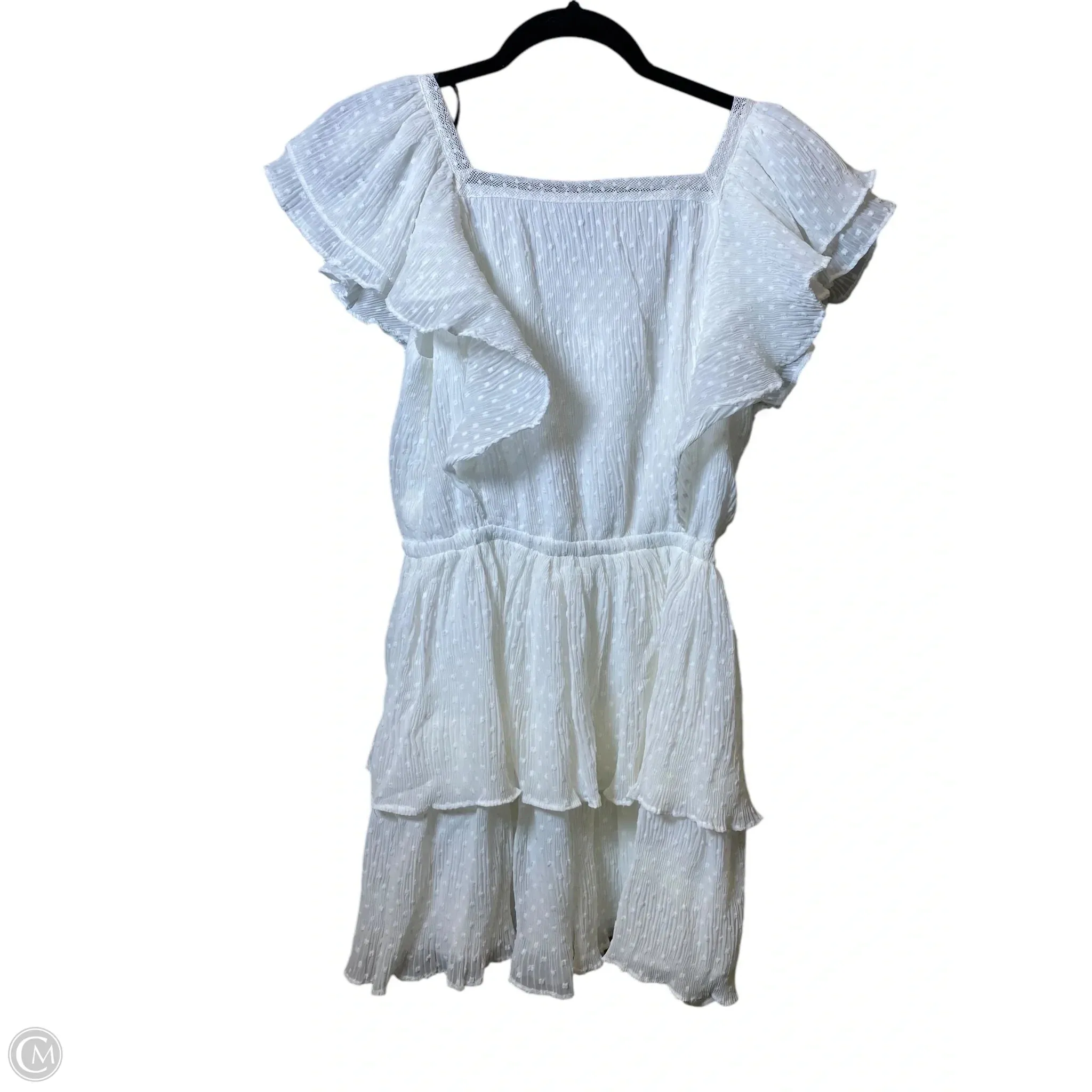 Dress Casual Short By Forever 21 In White, Size: M