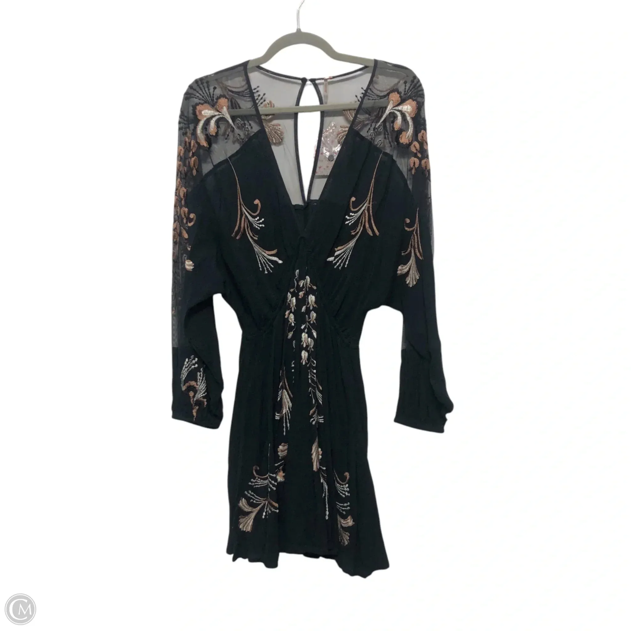 Dress Casual Short By Free People In Black & Cream, Size: Xs