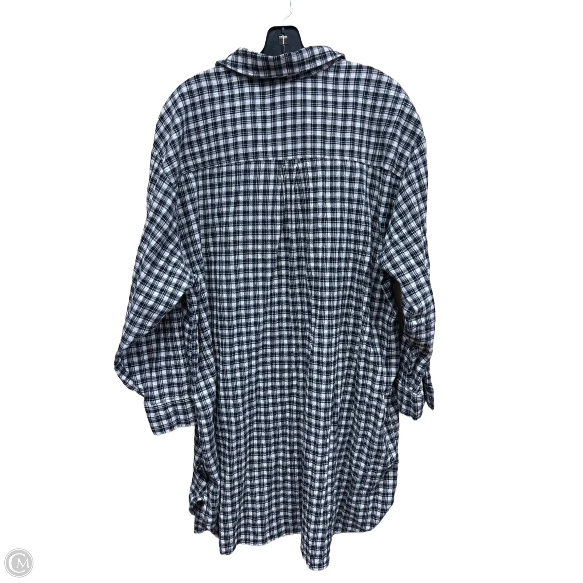 Dress Casual Short By H&m In Plaid Pattern, Size: Xxl