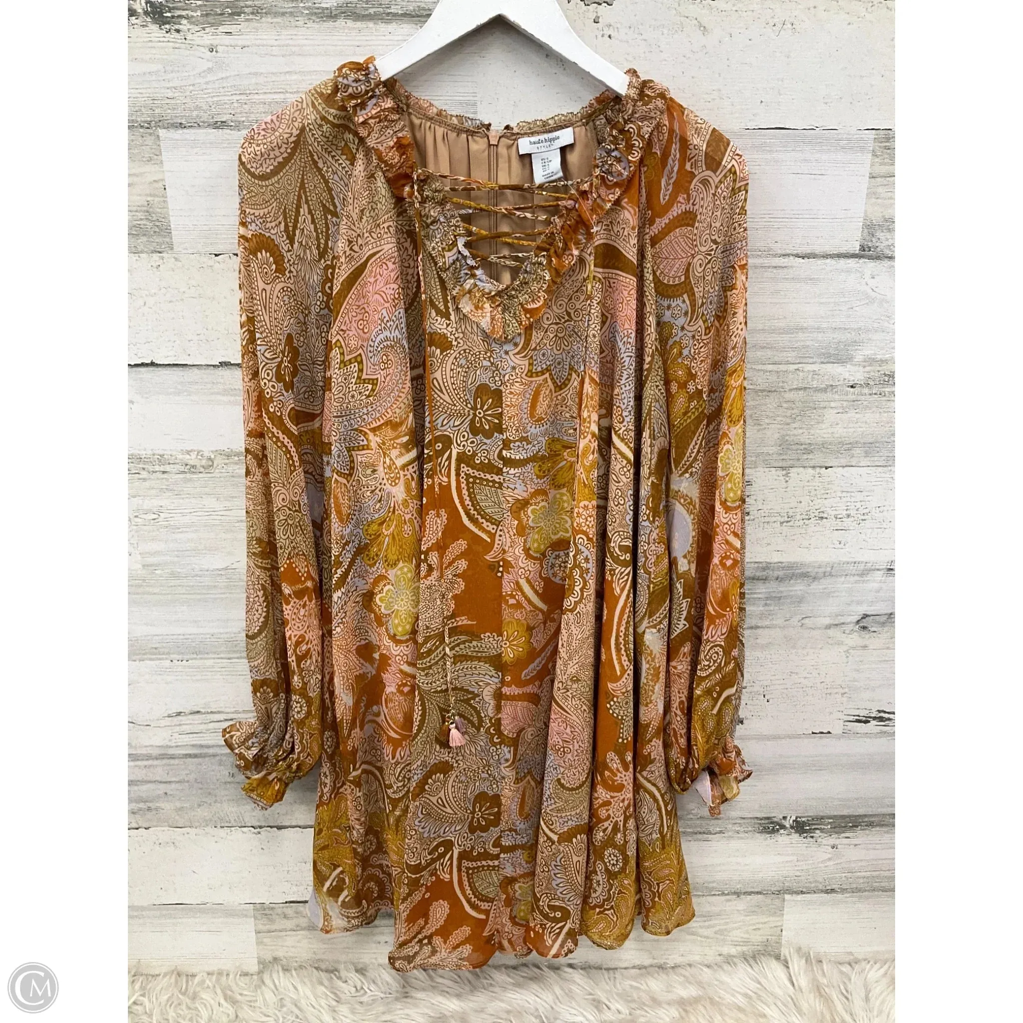 Dress Casual Short By Haute Hippie In Yellow, Size: S