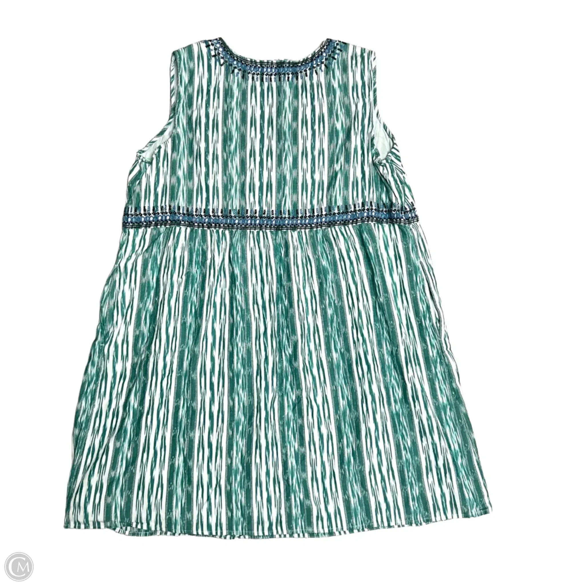 Dress Casual Short By J. Jill In Green, Size: 2x