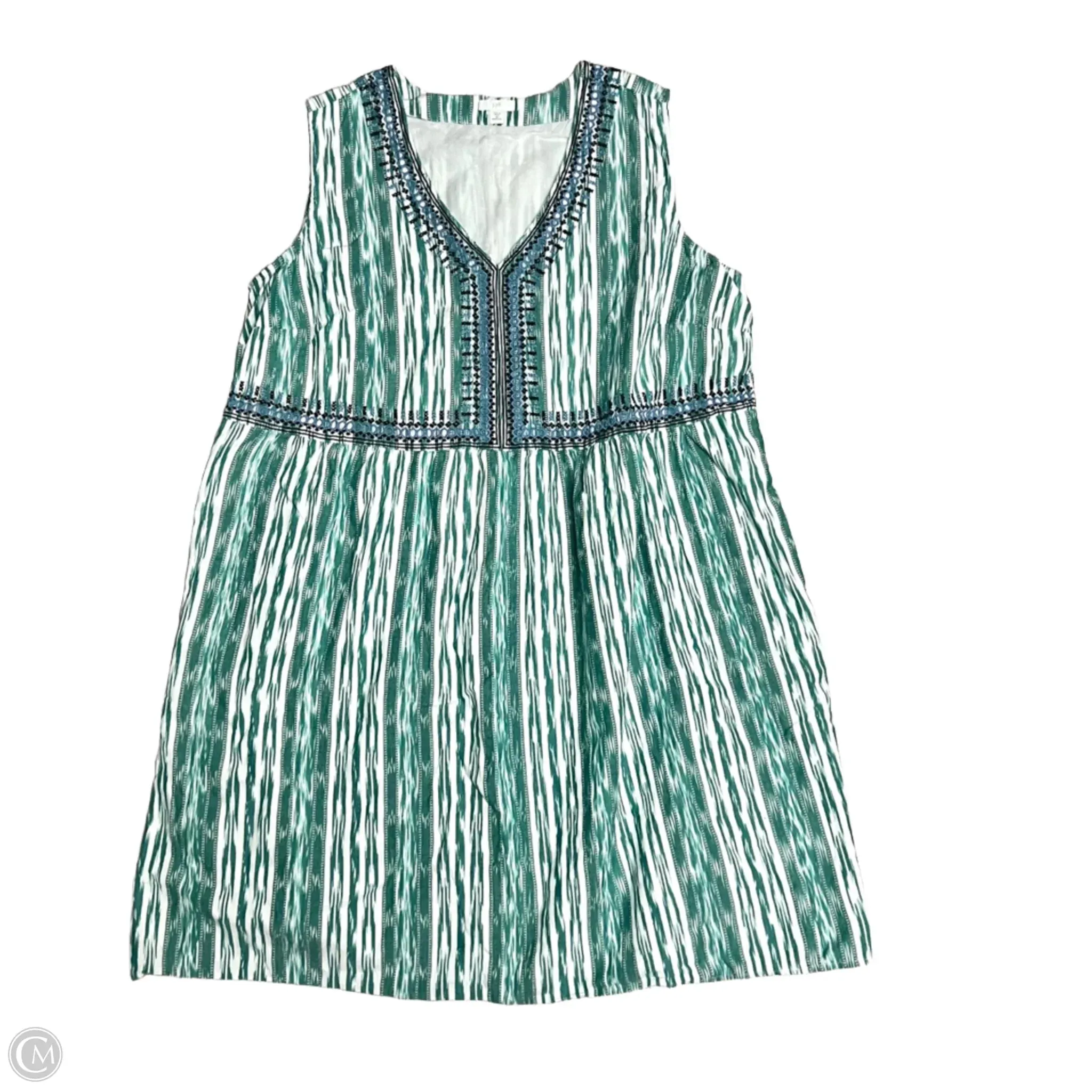 Dress Casual Short By J. Jill In Green, Size: 2x