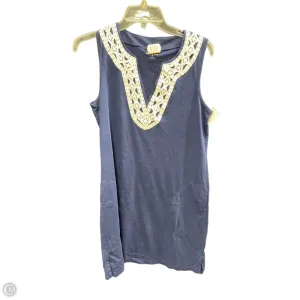 Dress Casual Short By Lands End In Blue & White, Size: S