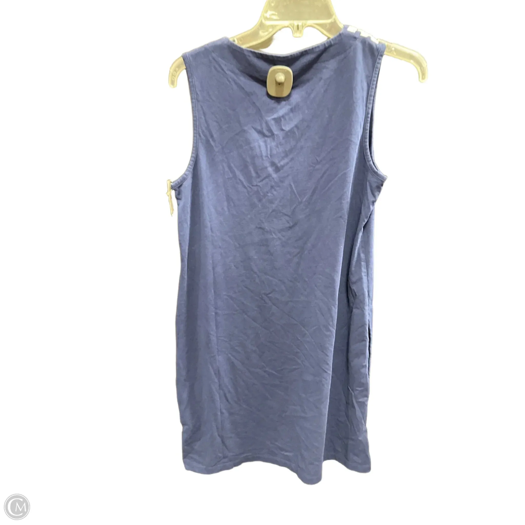Dress Casual Short By Lands End In Blue & White, Size: S