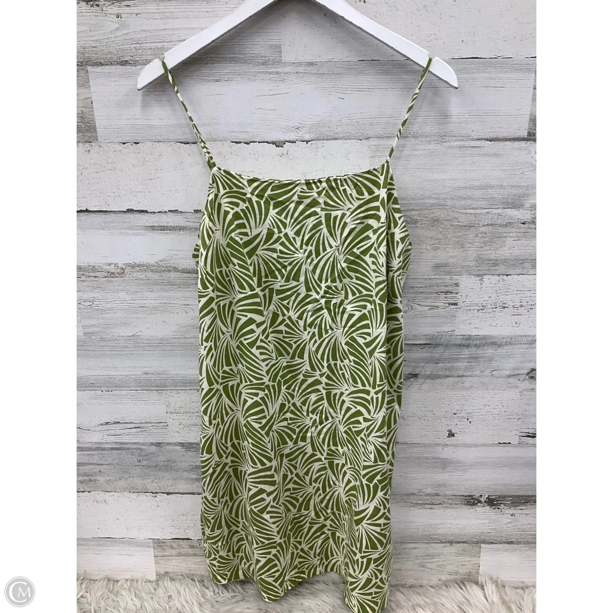 Dress Casual Short By Monteau In Green, Size: Xl