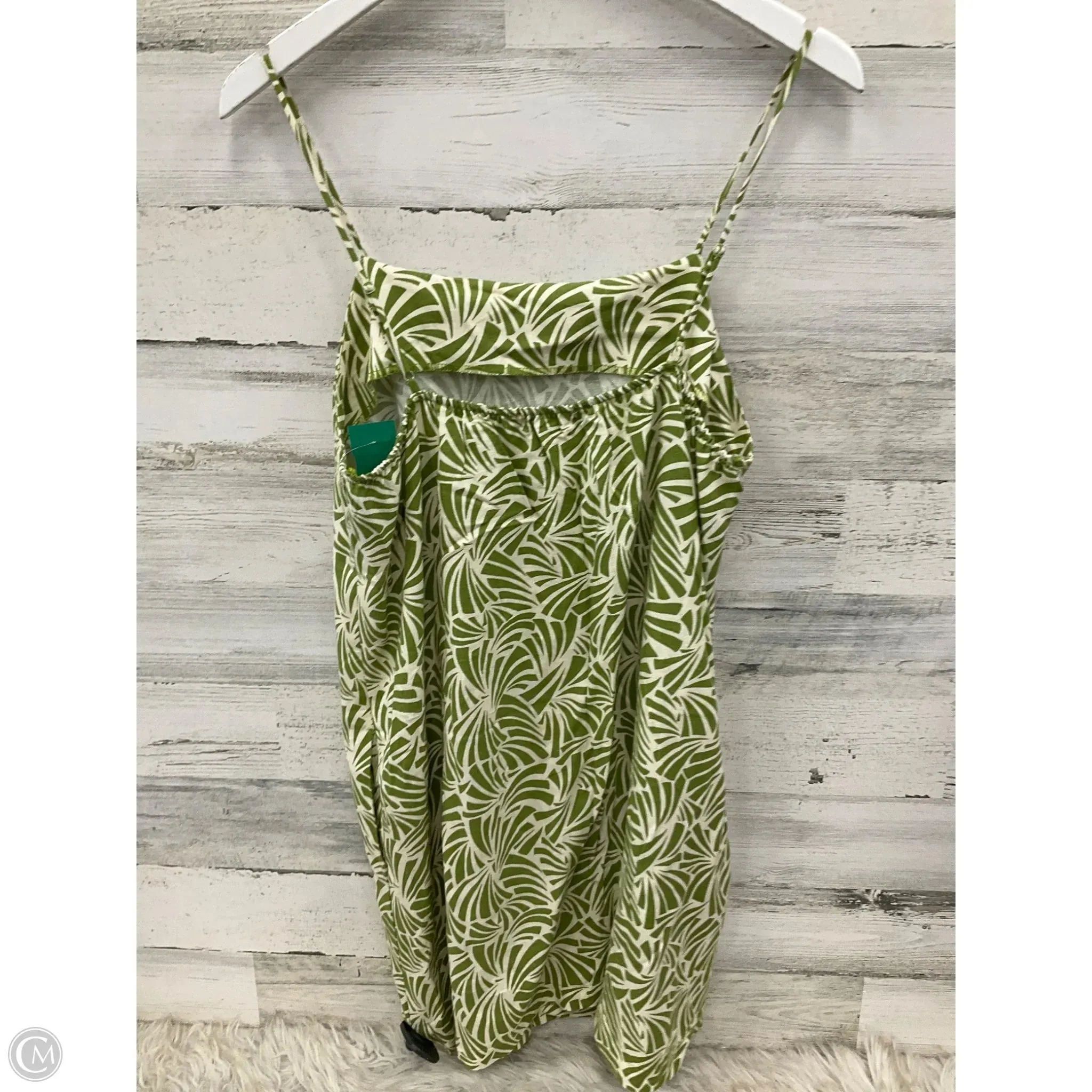 Dress Casual Short By Monteau In Green, Size: Xl