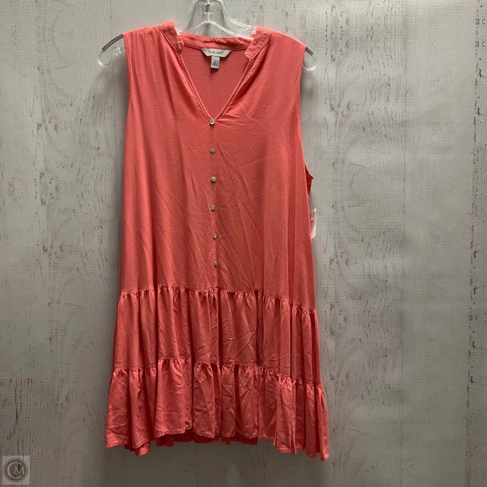 Dress Casual Short By Nine West In Orange, Size: L