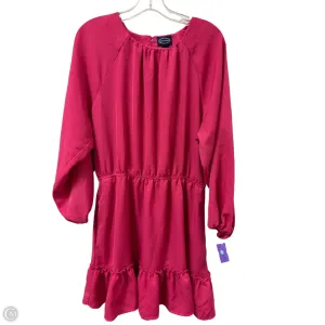 Dress Casual Short By Scoop In Pink, Size: L