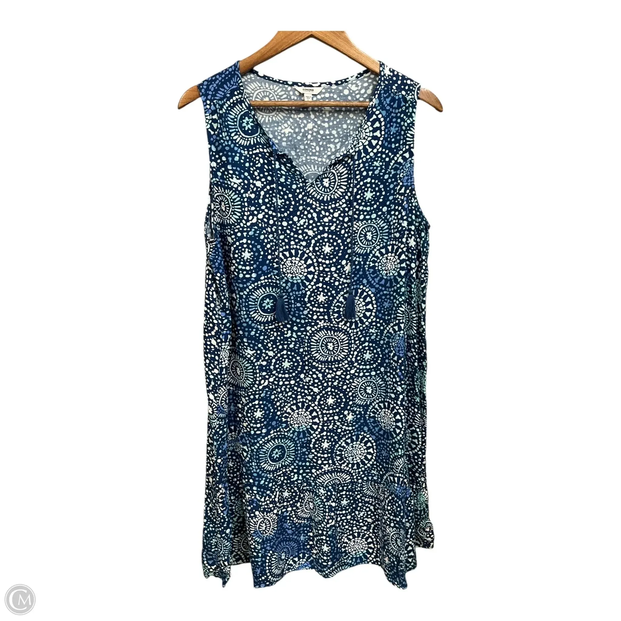 Dress Casual Short By Sonoma In Blue & Green, Size: L