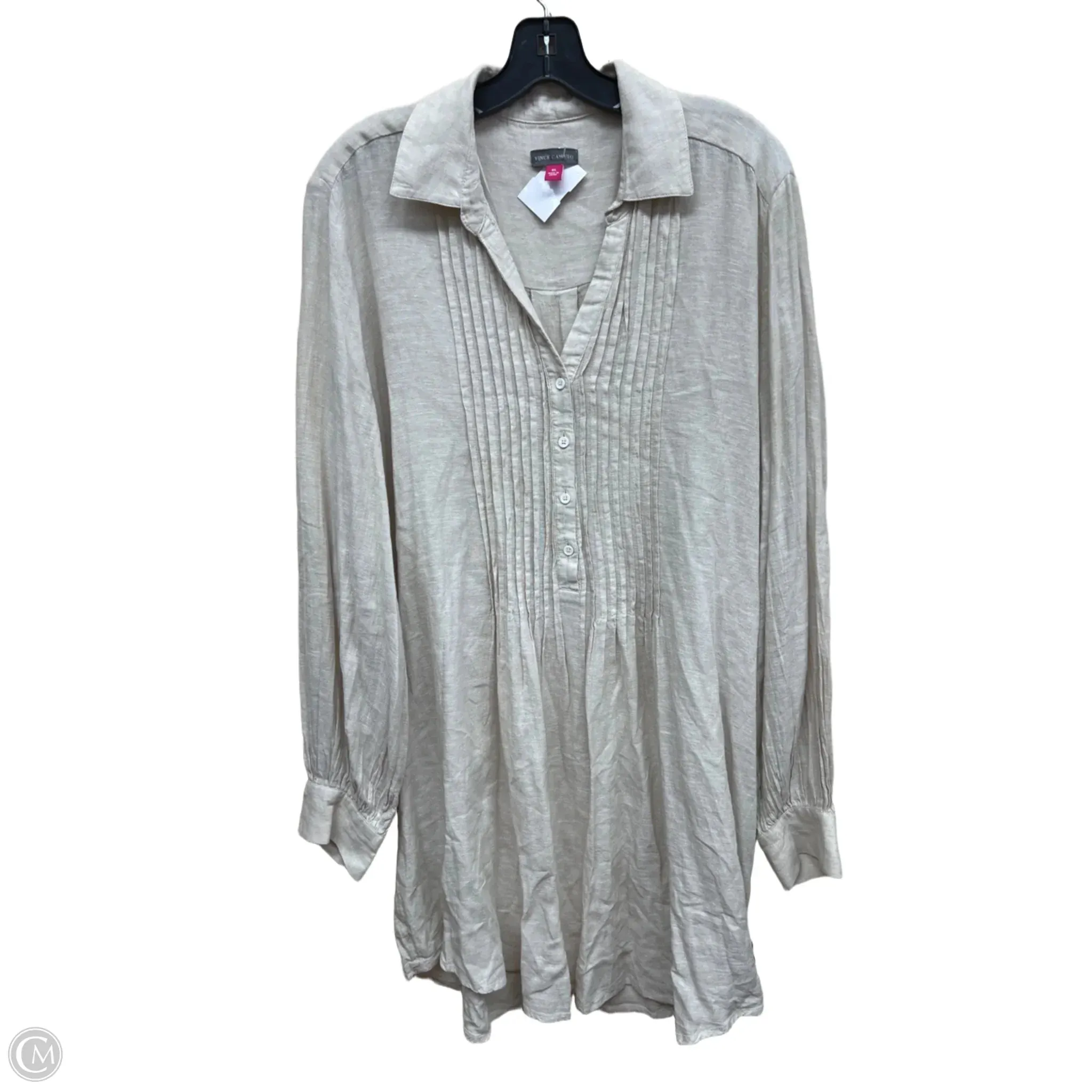 Dress Casual Short By Vince Camuto In Tan, Size: Xl