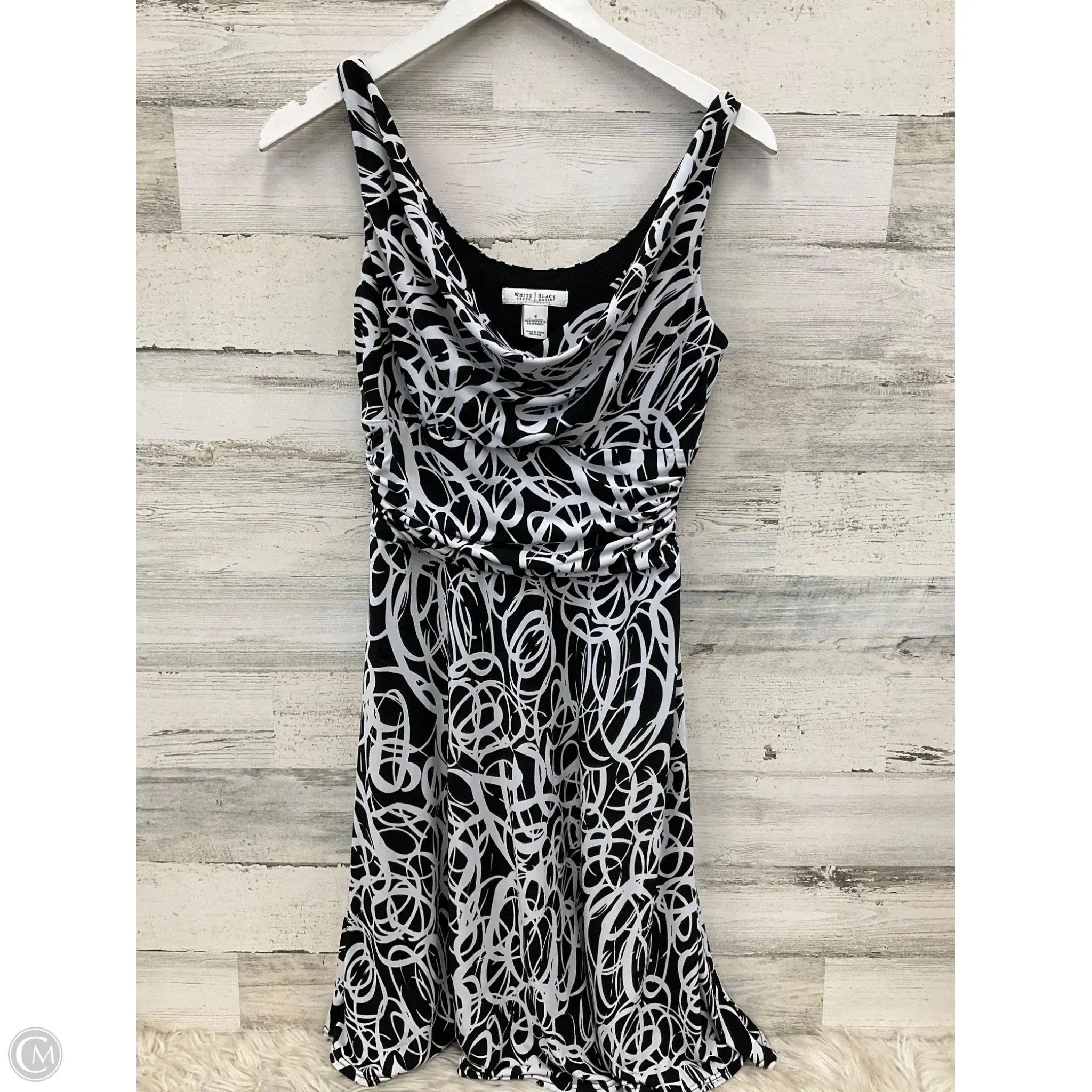 Dress Casual Short By White House Black Market In Black & White, Size: S